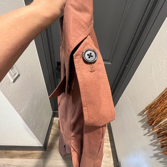 Caramel, double breasted trench coat by A New Day - Picture 5 of 11